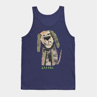 Collage Doggy Tank Top